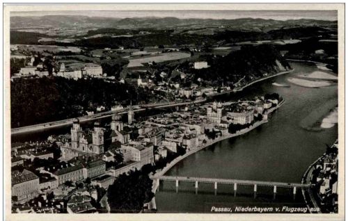 Passau - vom Flugzeug