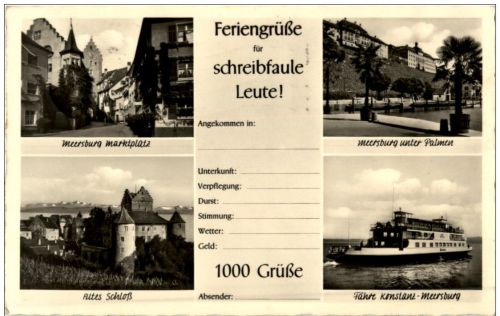 Meersburg für Schreibfaule