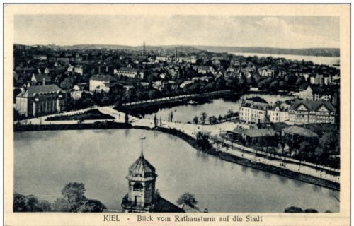 Kiel - blick vom Rathausturm
