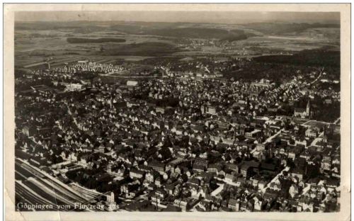 Göppingen vom Flugzeug aus