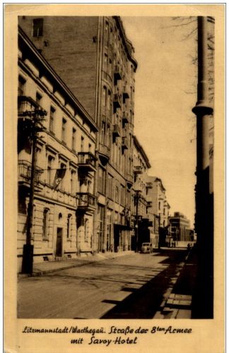 Litzmannstadt - Strasse der 8ten Armee
