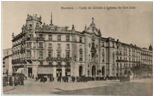 Madrid - Calle de Aleala e Iglesia de San Jose