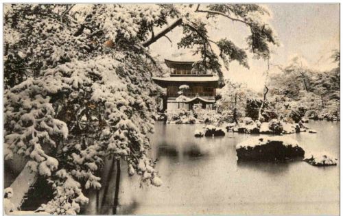 Kyoto - Pavillon under Snow