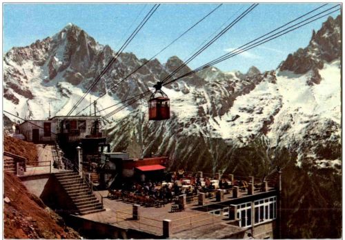 Chamonix - Depart du Telepherique