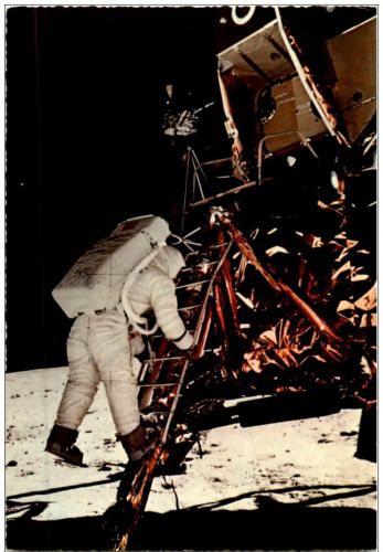 Menschen auf dem Mond 21. Juli 1969