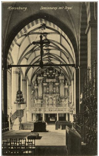 Merseburg - Dominneres mit Orgel