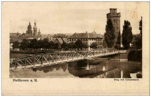 Heilbronn - Steg am Götzenturm