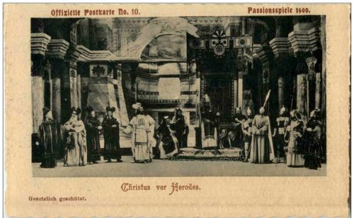 Oberammergau - Passionsspiele 1900