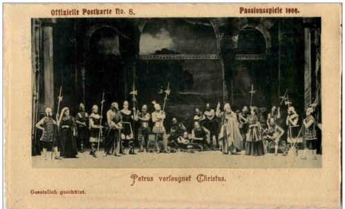 Oberammergau - Passionsspiele 1900