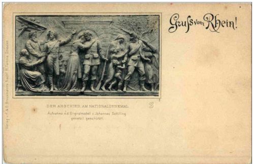 Gruss vom Rhein - Am Nationaldenkmal