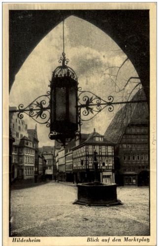 Hildesheim - blick auf den Marktplatz