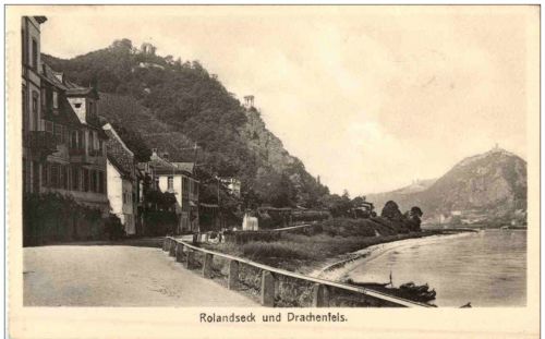 Rolandseck und Drachenfels