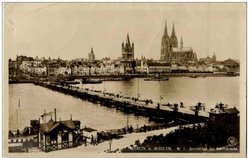 Köln - Schiffsbrücke