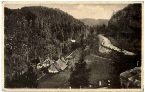 Bad Kudowa - Tal nach dem Forsthausrestaurant