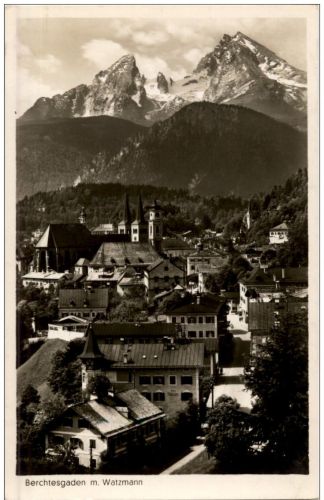 Berchtesgaden mit Watzmann