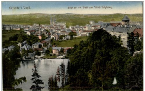 Oelsnitz - Blick auf die Stadt