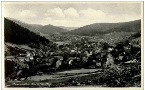 Ilmenau - Blick auf Manebach