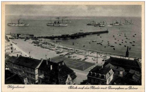 Helgoland - Blick auf die Rhede