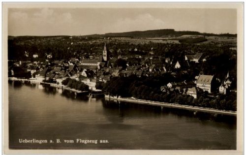 Überlingen vom Flugzeug aus