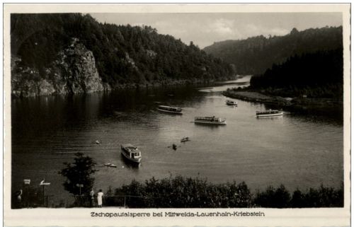 Zschopautalsperre bei Mittweida
