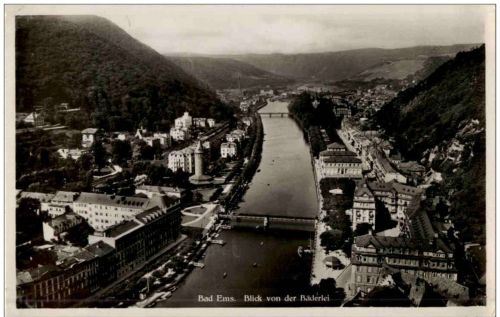 Bad Ems - blick von der Bäderei