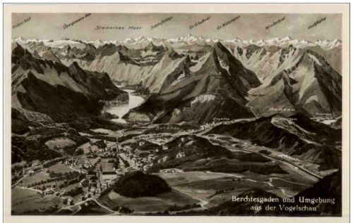 Berchtesgaden Vogelschau
