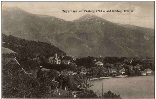 Tegernsee mit Wallberg