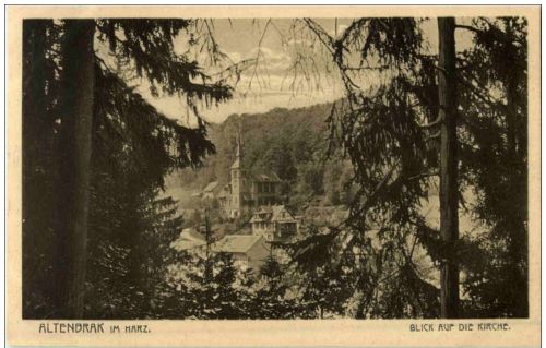 Altenbrak - Blick auf die Kirche
