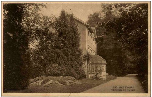 Bad Salzschlirf - Promenade im Kurpark