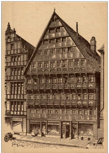 Hannover - Künstlerkarte F. O. Goy
