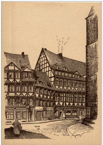 Hannover - Künstlerkarte F. O. Goy