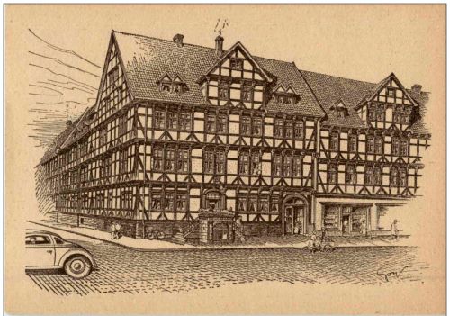 HAnnover - Baudenkmäler Künstlerkarte F. O. Goy