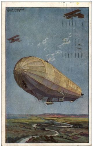 Zeppelin - Hansa im Kampf mit Fliegern