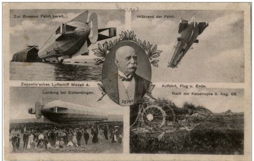 Zeppelin Luftschiff - Echterdingen