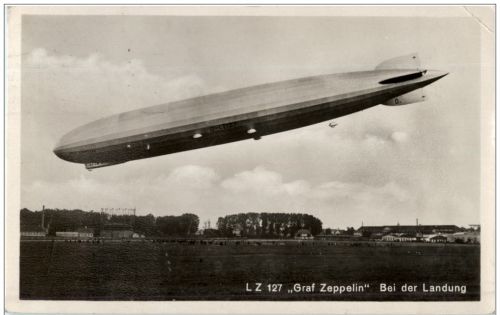 Zeppelin Luftschiff - Graf Zeppelin be der Landung