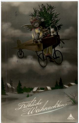 Engel im Flugzeug