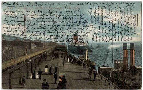 SS Teutonic at Landing Stage Liverpool