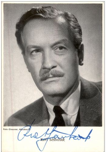 Karl Schönböck - mit Autogramm