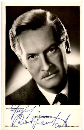 Karl Schönböck - mit Autogramm