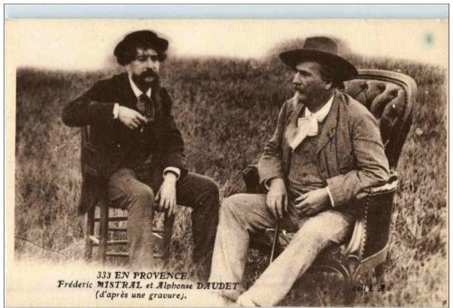 Frederic Mistral et Alphonse Daudet