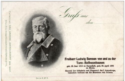 Freiherr Ludwig Samson von und zu der Tann