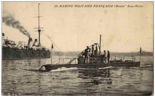 Marine Militaire Francaise - Bonite Sous Marin