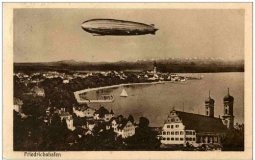 Friedrichshafen mit Zeppelin