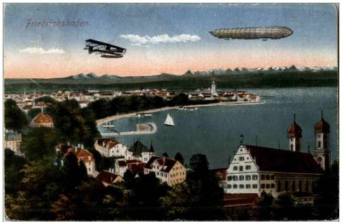 Friedrichshafen mit Zeppelin