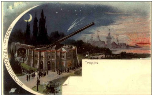 Treptow - Gruss vom Riesenfernrohr - REPRO