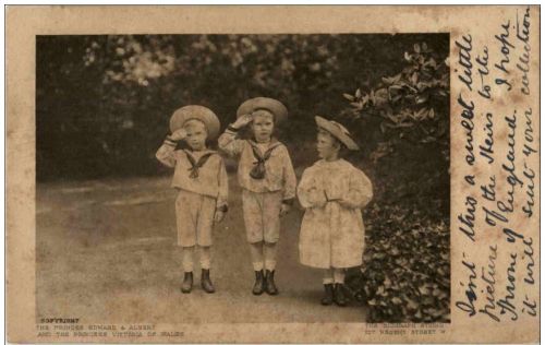 Princes Edward and Albert - Princess Victoria of Wales