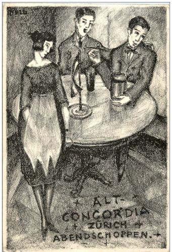 Zürich - Alt Concordia - Studentika