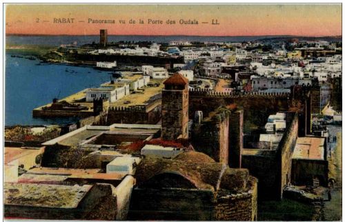 Rabat - Panorama vu de la Porte des Oudaia