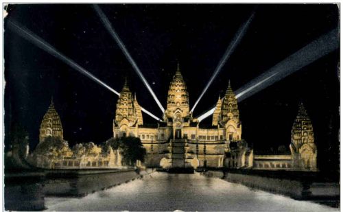 Angkor Vat vue de nuit