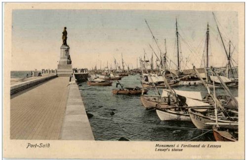 Port Said - Monument a Ferdinand de Lesseps